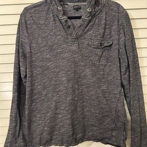 Buffalo David Bitton Charcoal Hoodie Shirt